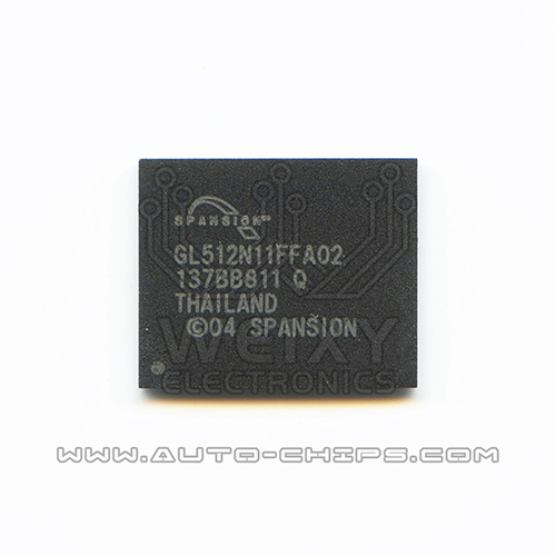GL512N11FFA02  Commonly used vulnerable storage chips for Audi audio host, can solve the screen display failure