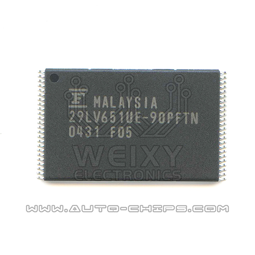 29LV651UE-90PFTN Vulnerable storage chips for Audi 2G audio and amplifier host