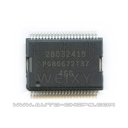 28032415  commonly used vulnerable driver chip for Delphi MT80 ECU