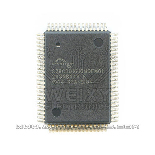 S29CD016JOMQFM01  Commonly used vulnerable flash chip for CAT C7/C9 excavator ECM