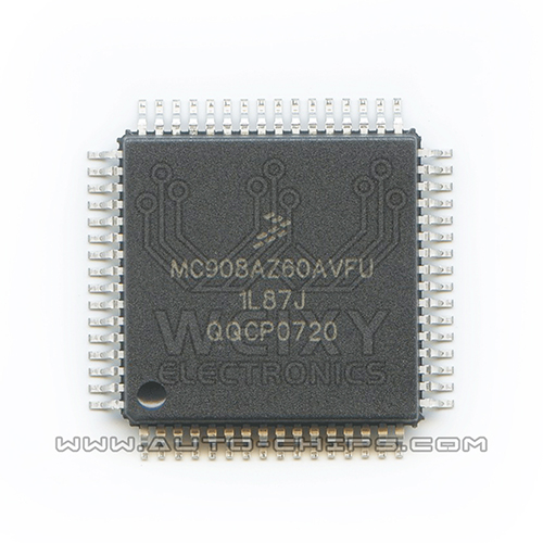 MC908AZ60AVFU 1L87J  commonly used vulnerable flash chip for automotive MCU