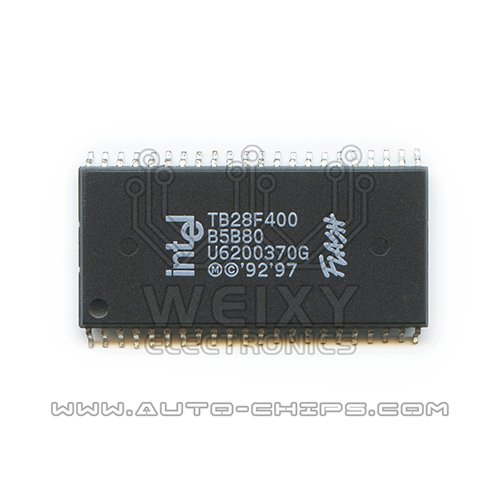 TB28F400-B5B80 commonly used vulnerable flash chip for automotive ecu
