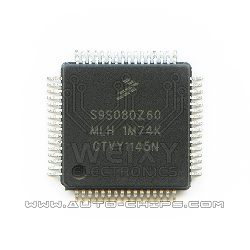 S9S08DZ60MLH 1M74K  commonly used vulnerable flash chip for automotive MCU