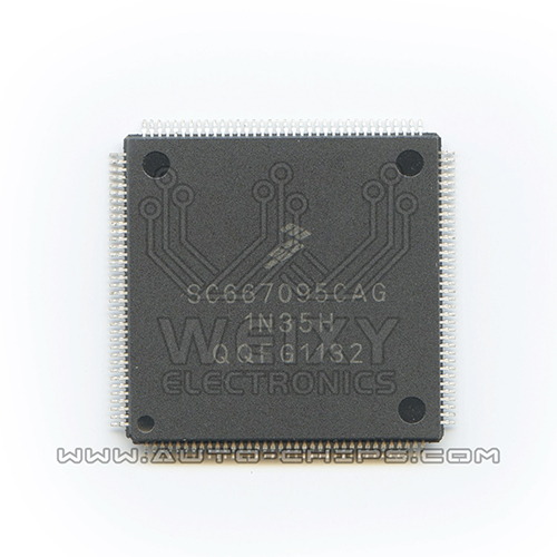 SC667095CAG 1N35H   commonly used MCU chip for BMW CAS4 plus and Porsche BCM