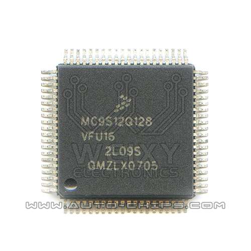MC9S12Q128VFU16 2L09S commonly used vulnerable flash chip for automotive MCU