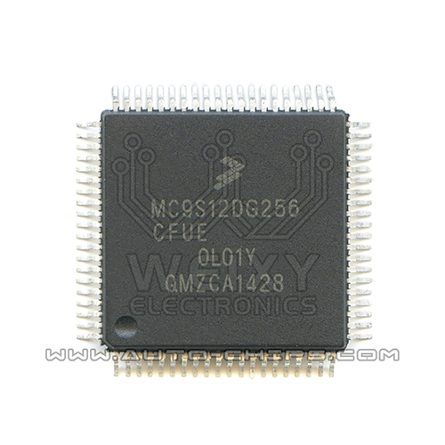 MC9S12DG256CFUE 0L01Y commonly used vulnerable MCU chip for Audi ELV steering column lock