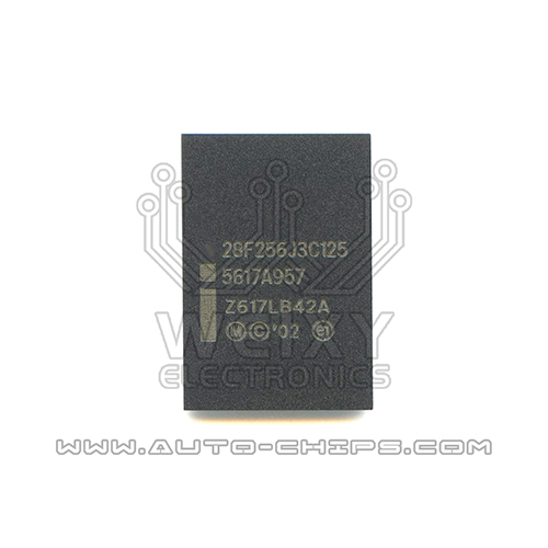 28F256J3C125 Vulnerable IC for amplifier of BWM CCC