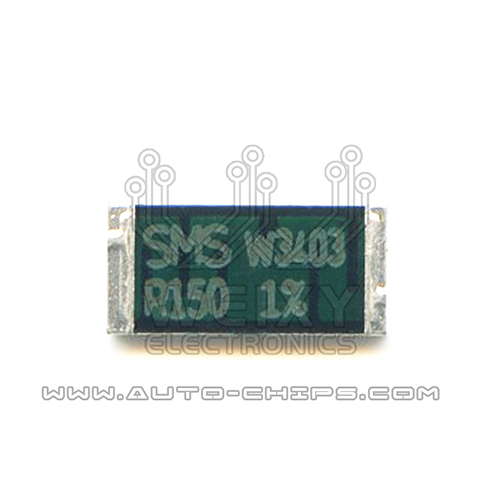 SMS R150  commonly used vulnerable high-precision alloy power resistors for ECU