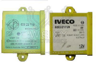 TMPro2 Software module 4 – Alfa Romeo, Iveco CODE1 immobox Bosch