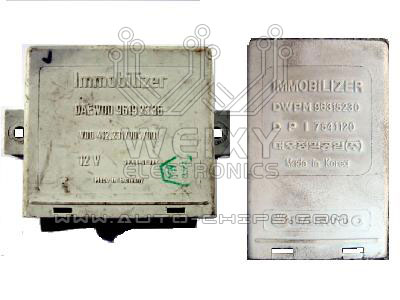 TMPro2 Software module 16 – Daewoo immobox