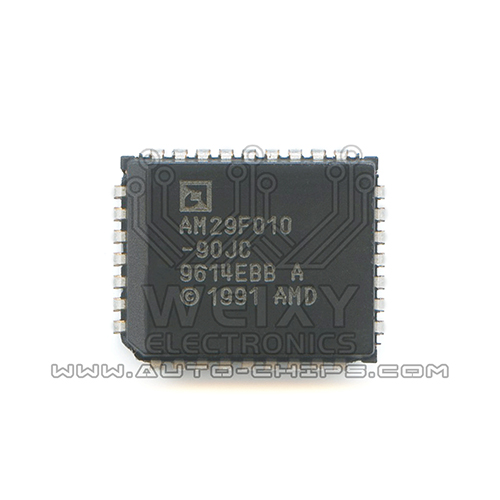 AM29F010-90JC  Commonly used vulnerable flash chip for automobiles