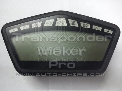 TMPro2 Software module 189 – Ducati 2013 Hypermotard bike dashboard MAE