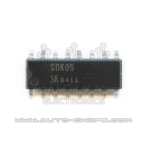 SDK05 commonly used vulnerable drive chip for Mitsubishi ECU