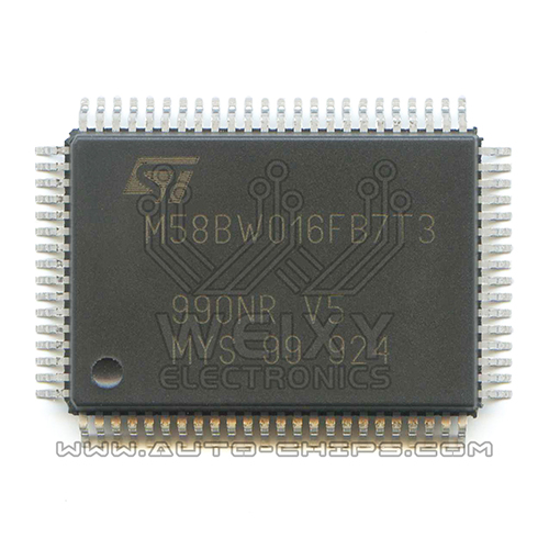 M58BW016FB7T3 flash chip for automotives ECU