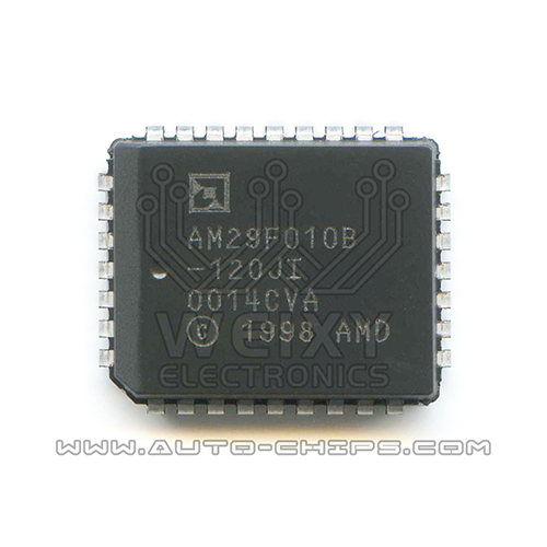 AM29F010B-120JI  Commonly used vulnerable flash chip for automobiles