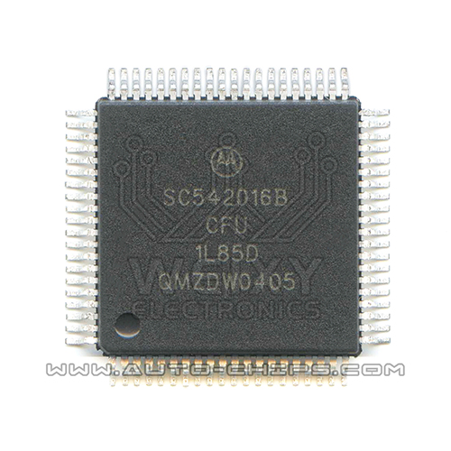 SC542016BCFU 1L85D  commonly used vulnerable MCU memory chip for Mercedes-Benz EIS