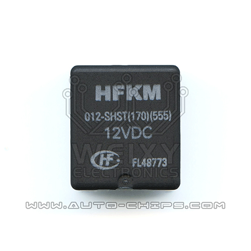555 Pack of 5 170 HFKM-012-SHST 12VDC HongFa Automotive Relay 5 Pins 