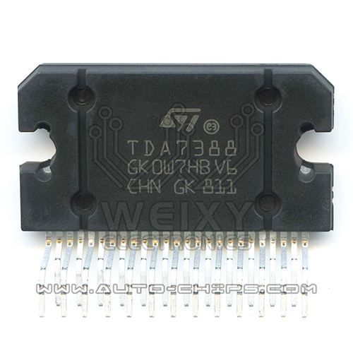 TDA7388  commonly used vulnerable chip for automotive audio and amplifier host