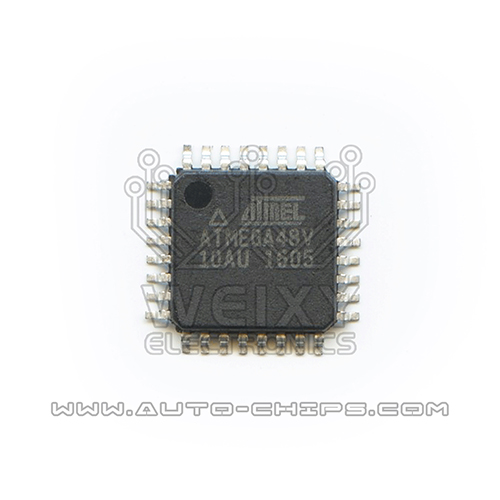 ATMEGA48V-10AU  commonly used flash chip for automotive dashboard