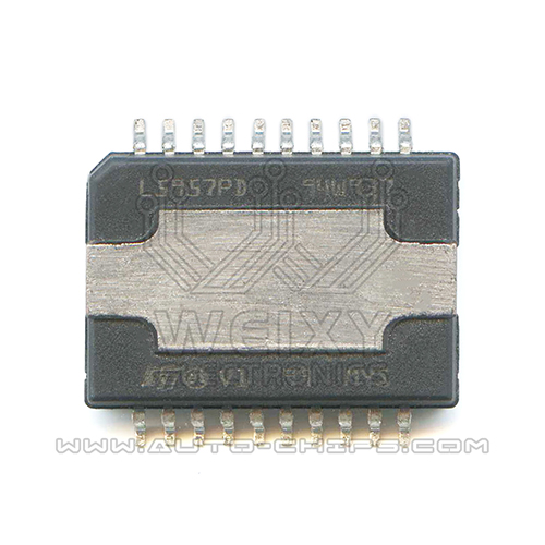 L5957PD  Commonly used vulnerable driver chips for automotive amplifier & stero
