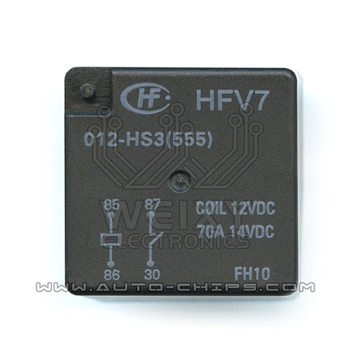 HFV7 012-HS3(555) commonly used vulnerable relay for automotive BCM