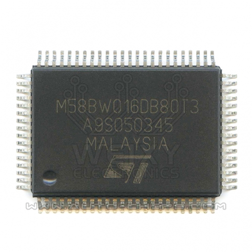 M58BW016DB80T3  commonly used flash chip for car and truck ECU