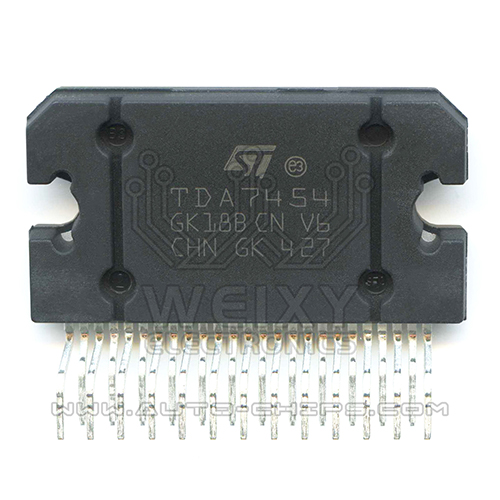 TDA7454 commonly used vulnerable chip for automotive audio and amplifier host