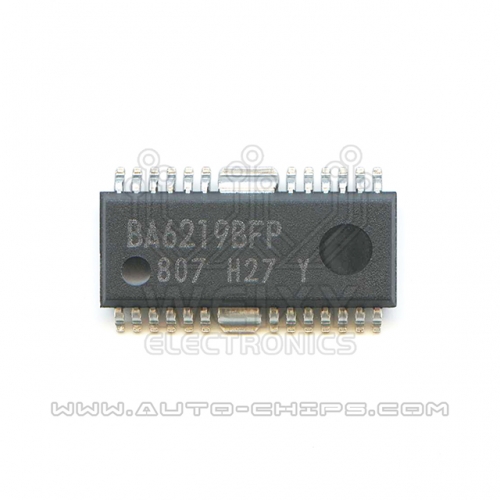 BA6219BFP  commonly used vulnerable drive chip for Automotive dashboard / audio amplifier