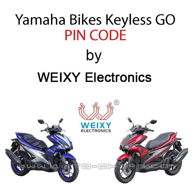 PIN code for Yamaha keyless-go bikes