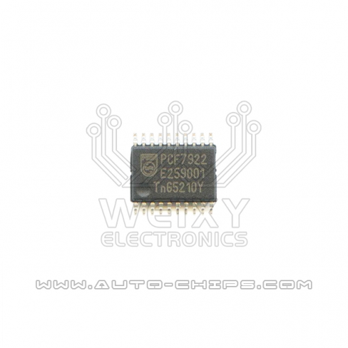 PCF7922  commonly used vulnerable chip For Car key circuit board