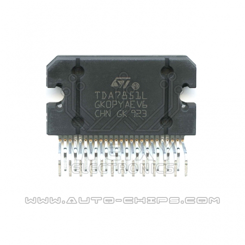 TDA7851L commonly used vulnerable drive chip for Car audio amplifier
