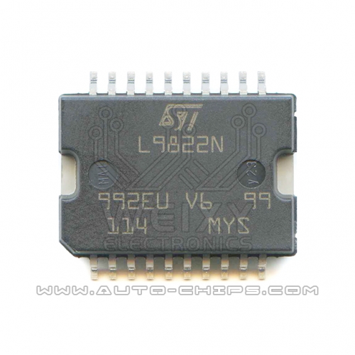 L9822N   commonly used vulnerable chip for 01N / 01M gearbox control unit
