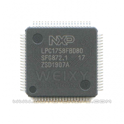LPC1758FBD80 chip use for automotives