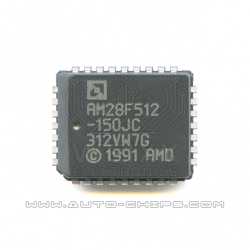 AM28F512-150JC  commonly used vulnerable storage chip for car and excavator