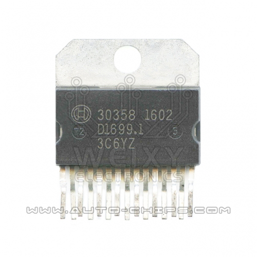 30358 commonly used vulnerable power supply chip for Bosch M154 ECU