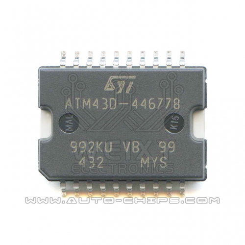 ATM43D-446778 chip use for automotives ECU