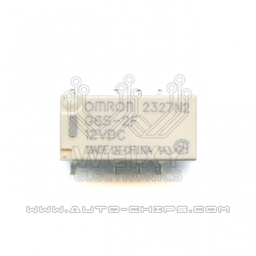 G6S-2F-12VDC    commonly used vulnerable relays for Car BCM