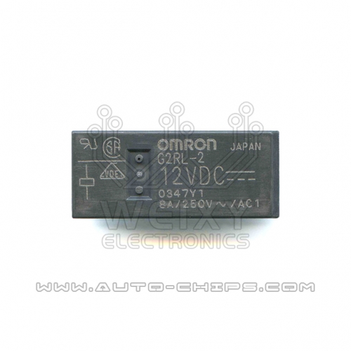 G2RL-2-12VDC  Commonly used vulnerable relay for automotive ECU