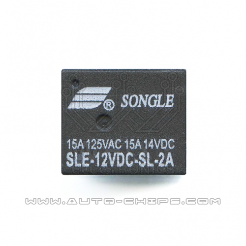 SLE-12VDC-SL-2A commonly used vulnerable relays for Car BCM