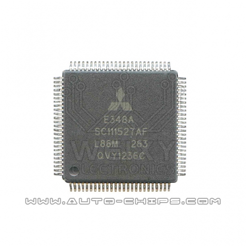 E348A SC111527AF commonly used vulnerable driver chip for Mazda  ECU