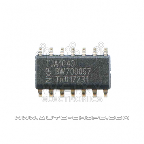 TJA1043  Commonly used vulnerable CAN communication chips for Car, truck and excavators.