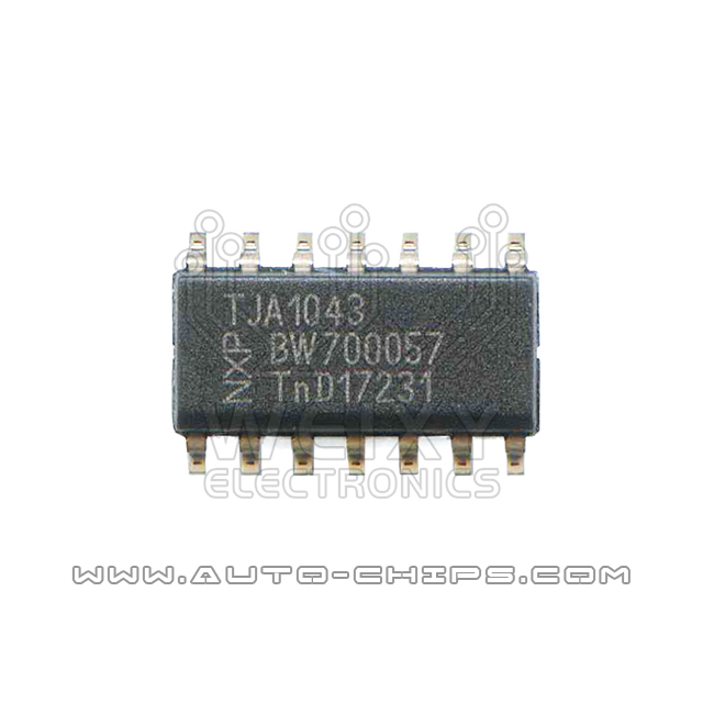 TJA1043  Commonly used vulnerable CAN communication chips for Car, truck and excavators.