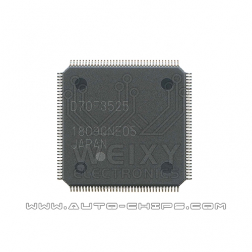 D70F3525 MCU chip used for automotives dashboard