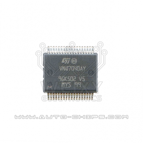 VNQ7040AY commonly used vulnerable chip for automotive BCM