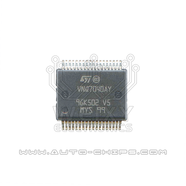 VNQ7040AY commonly used vulnerable chip for automotive BCM