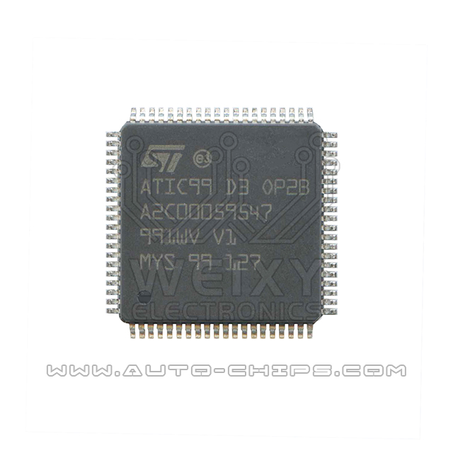 ATIC99 D3 OP2B A2C00059547 chip use for automotives ECU