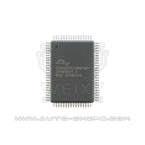 S29CD032JOMQFM01  commonly used vulnerable flash chip for CAT excavator ECM
