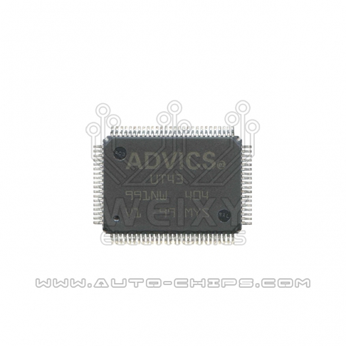 ADVICS UT43  Commonly used vulnerable driver chip for automotive ECU