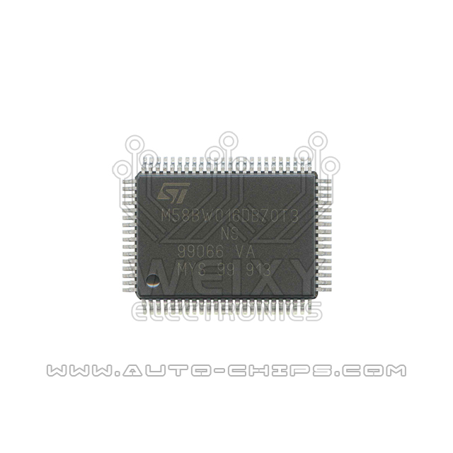 M58BW016DB70T3NS flash chip use for automotives ECU