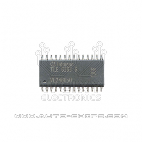 TLE6263G   Commonly used vulnerable driver chip for automotive BCM